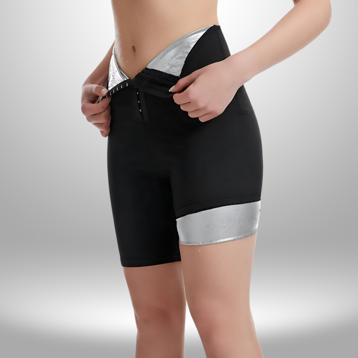 Legging-de-sudation-HeatForm-V2-femme-de-profil-transpiration