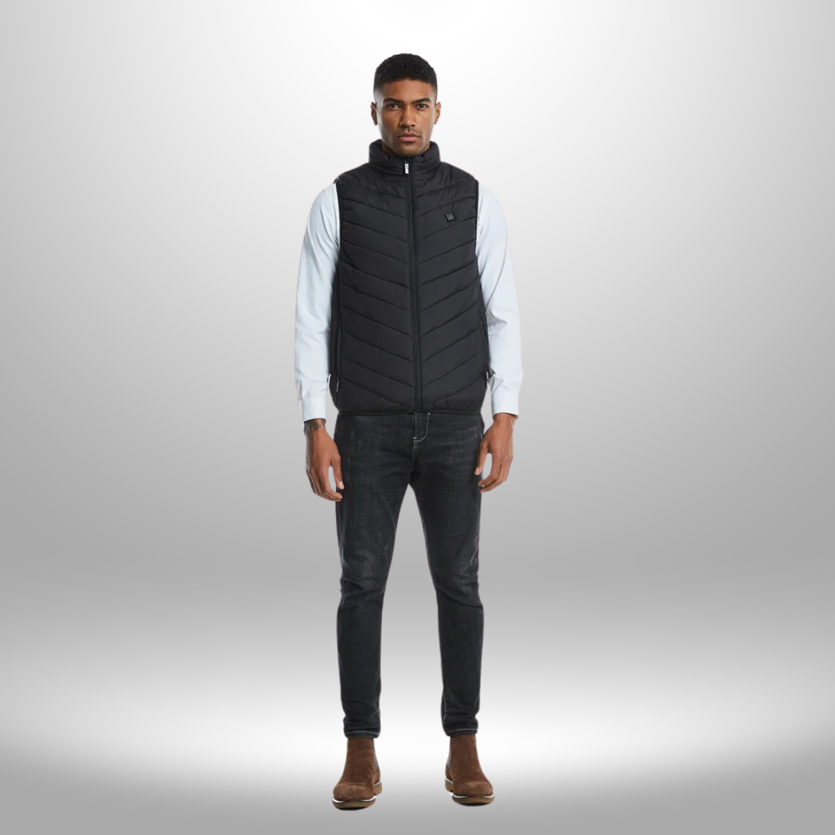 Veste-chauffante-homme-et-femme-debout-face-avant
