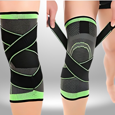 Genouillère-StabilPro-Vert-sangle-élastiques