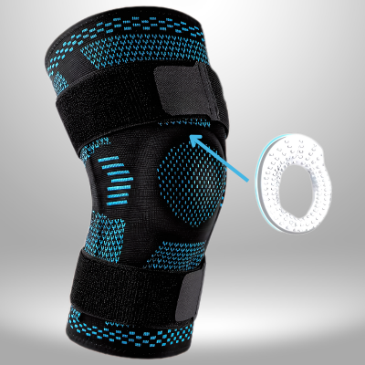 Genouillère-OrthoShield-Max-Bleu-Coussinet